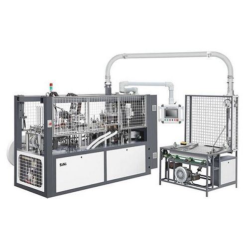 Welches Material wird in der Pappbechermaschine verwendet?